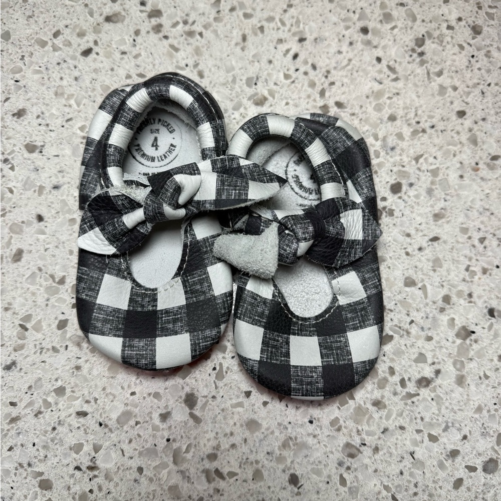 Punk Princess Freshly Picked Mini Sole Baby Shoes with Bow